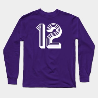 Mexican Team Sports # 12 - White Long Sleeve T-Shirt